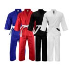 BJ Club Taekwondo Set – Durable Poly-Cotton V-Neck Uniform for Beginners