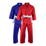 BJ Club Taekwondo Set – Durable Poly-Cotton V-Neck Uniform for Beginners - Image 3
