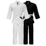 BJ Club Taekwondo Set – Durable Poly-Cotton V-Neck Uniform for Beginners - Image 4
