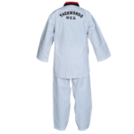 BJ Club Taekwondo Set – Durable Poly-Cotton V-Neck Uniform for Beginners - Image 2