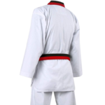 BJ Club Taekwondo Set – Durable Poly-Cotton V-Neck Uniform for Beginners - Image 3